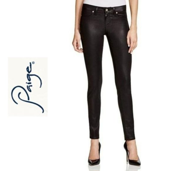 PAIGE Denim - Paige Peg Skinny Pandora Coated Jeans 26 NWT